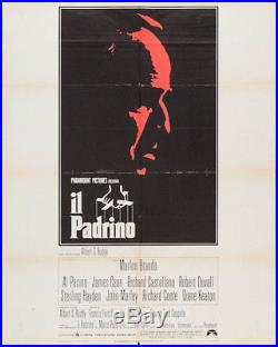 Godfather Original Vintage Italian Movie Poster Marlon Brando 1972