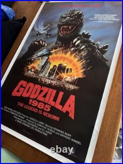 Godzilla 1985 RARE VINTAGE Original Theatrical POSTER 26x41 Rolled One Sheet
