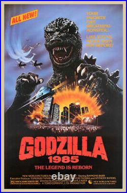 Godzilla 1985 Vintage Thriller/Drama Movie Poster