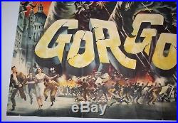 Gorgo 1961 Sci-fi Monster Film Original Vintage Quad Poster