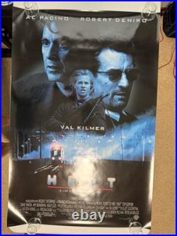 HEAT 1995 Pacino DeNiro Authentic Vtg Movie Poster 27x40 S/S Rolled NEAR MINT