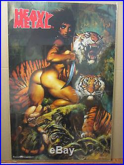 HEAVY METAL 1999 ORIGINAL Vintage science fiction and fantasy movie Poster 1489