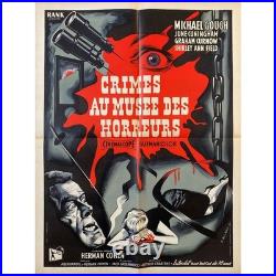 HORRORS OF THE BLACK MUSEUM Vintage Movie Poster 23x32 in. 1959 Arthur Cr