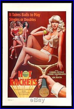 HOT RACKETS CineMasterpieces TENNIS PRO 1979 VINTAGE ADULT X RATED MOVIE POSTER
