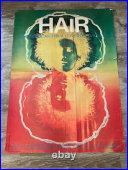 Hair The Musical Movie Original Vintage Poster 1968 Ruspoli Rodriguez 27x37