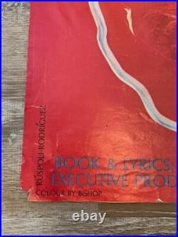 Hair The Musical Movie Original Vintage Poster 1968 Ruspoli Rodriguez 27x37