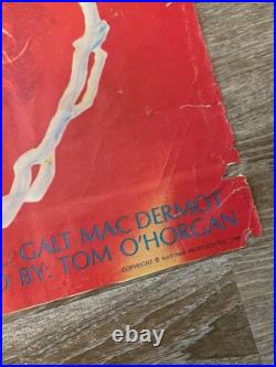 Hair The Musical Movie Original Vintage Poster 1968 Ruspoli Rodriguez 27x37