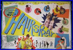 Hairspray 1988 Original Movie Poster, John Waters, Debbie Harry Vintage Retro