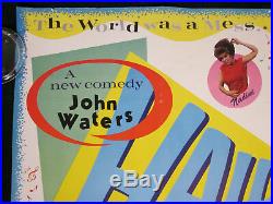 Hairspray 1988 Original Movie Poster, John Waters, Debbie Harry Vintage Retro