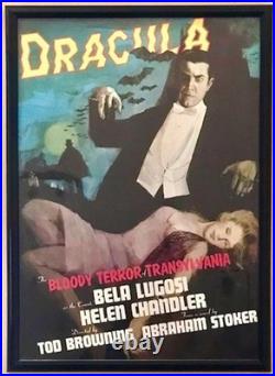 Halloween Horror Vtg 1976 Bela Lugosi's Dracula Movie Poster Portal Publications