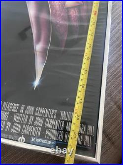 Halloween Original Vintage Movie Poster 1978 One Sheet Poster FRAMED 12.4X22