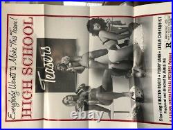 High School Teasers movie poster, sexploitation, original vintage