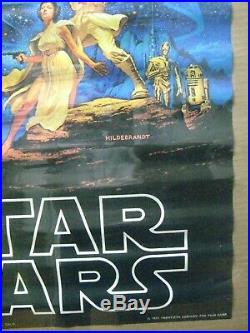 Hildebrandt Star Wars Movie Character Vintage Poster Garage 1977 Cng828