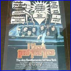 Home Wall Art Movie Poster I Wanna Hold Your Hand Beatle Vintage Original Film