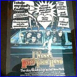 Home Wall Art Movie Poster I Wanna Hold Your Hand Beatle Vintage Original Film