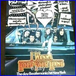 Home Wall Art Movie Poster I Wanna Hold Your Hand Beatle Vintage Original Film