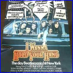Home Wall Art Movie Poster I Wanna Hold Your Hand Beatle Vintage Original Film