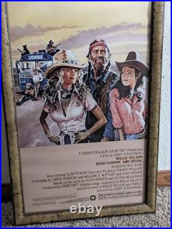Honeysuckle Rose Vintage Movie Poster Framed 1980 Willie Nelson