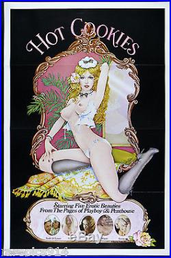 Hot Cookies Erotic Vintage Penthouse Pets Pin Up Art Original 1977 Movie Poster