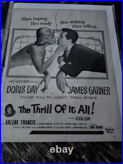 Huge Lot Of Mint Vintage Doris Day Movie Posters/sheet Music Make Offer