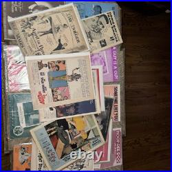Huge Lot Of Mint Vintage Doris Day Movie Posters/sheet Music Make Offer