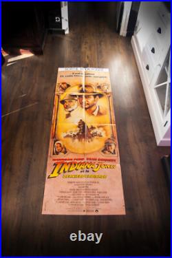 INDIANA JONES? LAST CRUSADE Large French Door Vintage Movie Poster Original