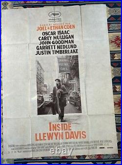 INSIDE LLEWYN DAVIS 2013 Original Vintage French Movie Poster 4x6 ft