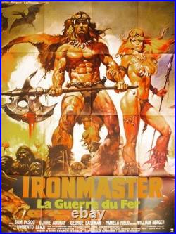 IRONMASTER French Grande Vintage Movie Poster Original 1983