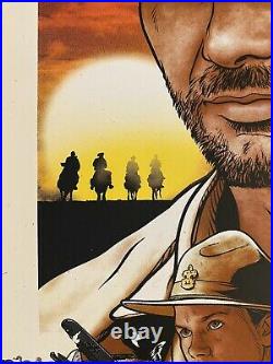 Indiana Jones And The Last Crusade Movie Poster Joshua Budich Art Print sdcc vtg