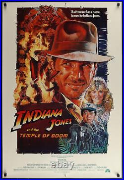 Indiana Jones & the Temple of Doom by Drew Struzan Original Vintage Movie Poster