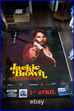 JACKIE BROWN A French Bus Stop Rolled DS Vintage Movie Poster Original 1997