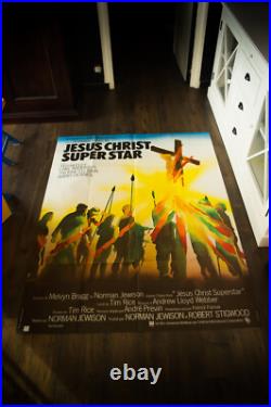 JESUS CHRIST SUPERSTAR Large French Grande Vintage Movie Poster Original 1973
