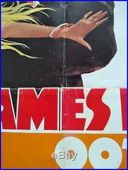 James Bond 007 Live and Let Die Poster 1976 Film Festival Memorabilia Vintage