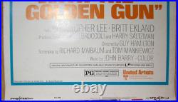 James Bond 007 Movie Poster 14x 36 Vintage Orginal Moore The Man With Golden Gun