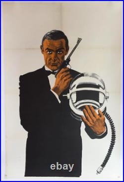 James Bond Agent 007 Vintage Poster Sean Connery,'You Only Live Twice