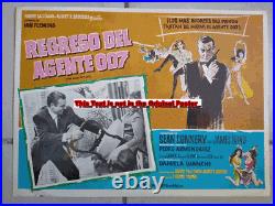 James Bond From Russia With Love 1963 Vintage Movie Lobby Posters In Spanish