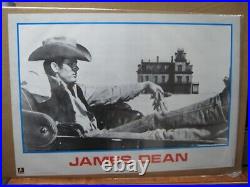 James Dean movie GIANT vintage poster 1987 Inv#6628