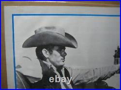 James Dean movie GIANT vintage poster 1987 Inv#6628