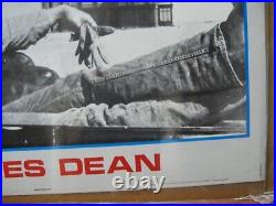 James Dean movie GIANT vintage poster 1987 Inv#6628