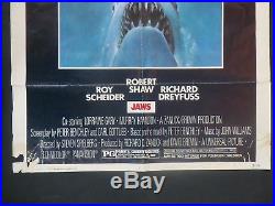 Jaws Original Vintage Movie Poster One Sheet 1975