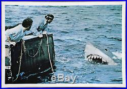 Jaws Rare Vintage Movie Poster Photo Print from 1975 Measures 15in by 21 1/2in