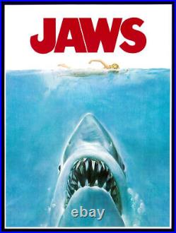 Jaws Vintage Horror/Thriller Movie Poster