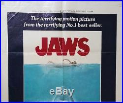 Jaws Vintage Movie Poster One Sheet 1975 A
