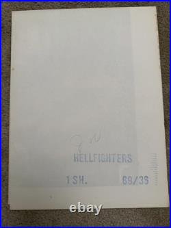 John Wayne Hellfighters 1968 Vintage Movie Poster 27x41 Original