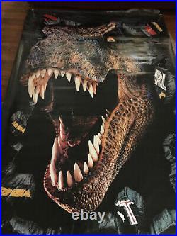 Jurassic Park Lost World Vintage 1998 Original 59 x 98 Vinyl Movie Banner