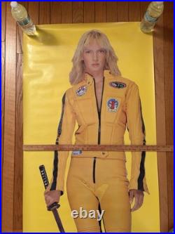KILL BILL VOL 1 Tarantino Door Panel Vintage Movie Poster Original 26x75 Nice