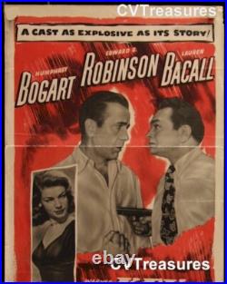 Key Largo Original Authentic Vintage Movie Theater Poster Insert Humphrey Bogart