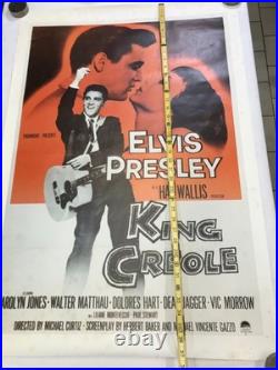 King Creole Elvis Presley Vintage Movie Poster Directed Michael Curtiz