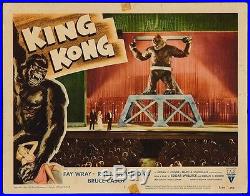 King Kong Film Poster Vintage Lobby Card Movie Poster 1933