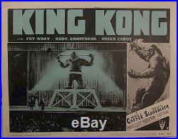 King Kong Movie Poster Vintage Lobby Card Film Poster